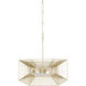 Arcade 6 Light 24 inch French Gold Pendant Ceiling Light