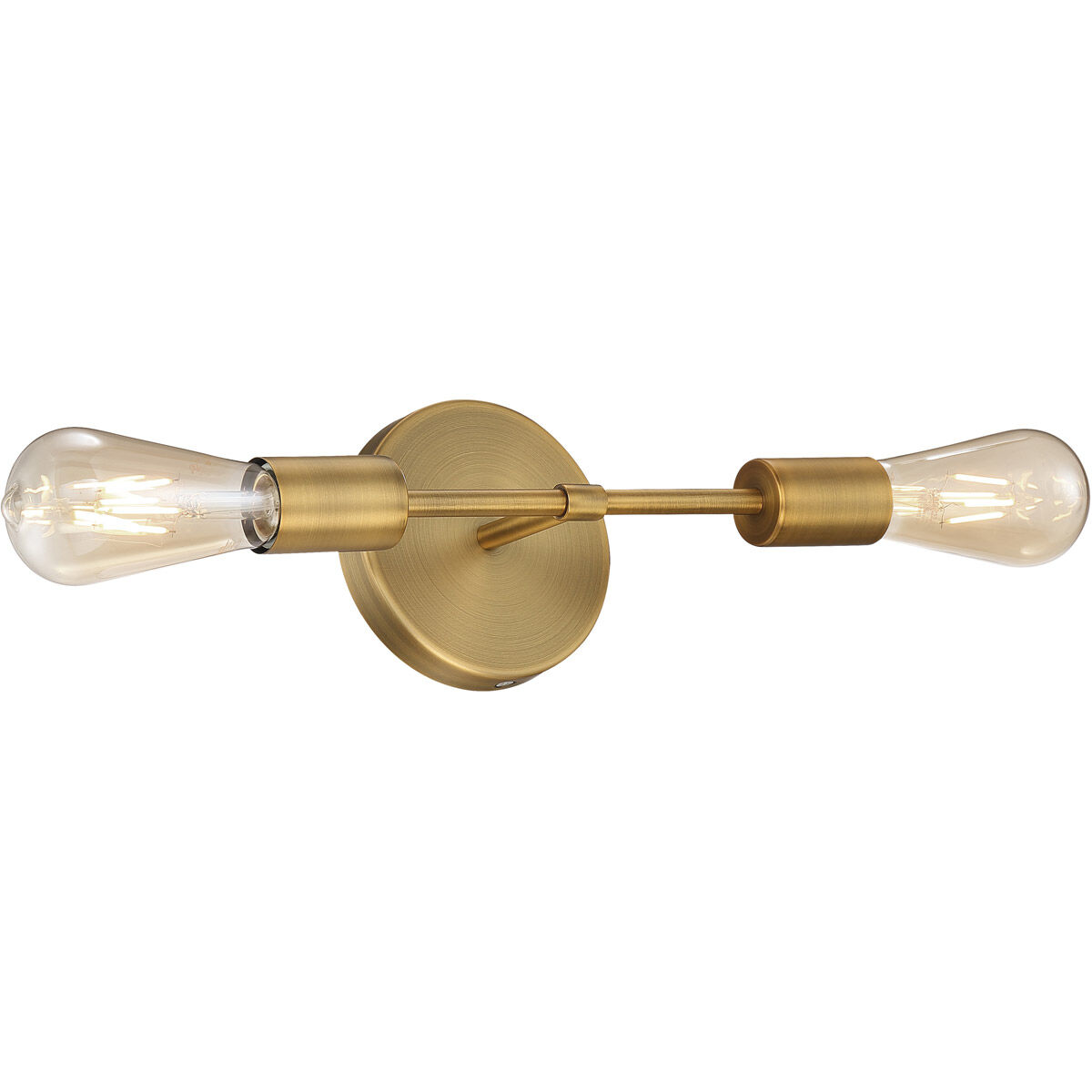 Iconic Wall Sconce Wall Light in Antique Brushed Brass