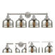 Bell 4 Light 33.5 inch Brushed Satin Nickel Bath Vanity Light Wall Light