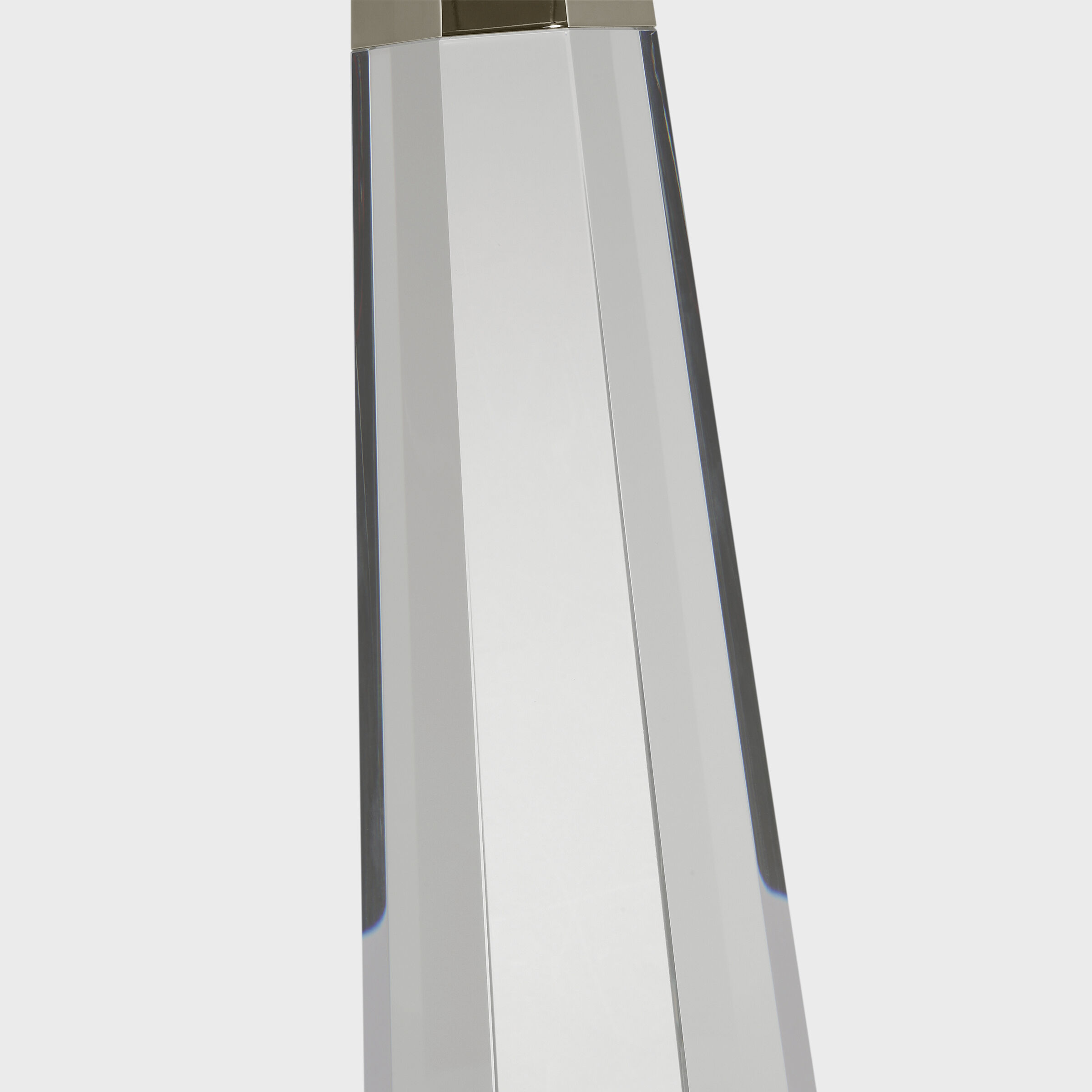 AERIN Olsen 32.5 inch 5.00 watt Crystal and Polished Nickel Cordless Table Lamp Portable Light