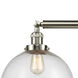 Franklin Restoration XX-Large Beacon LED 44 inch Brushed Satin Nickel Island Light Ceiling Light in Seedy Glass, Franklin Restoration