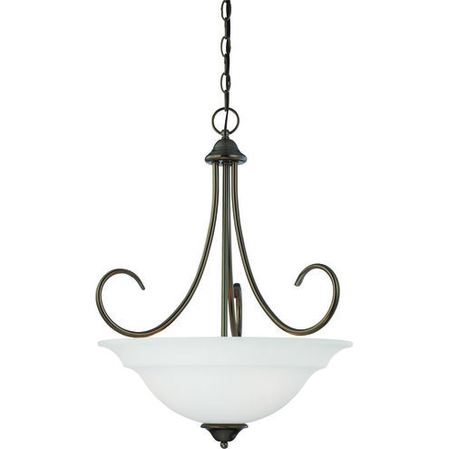 Bella 3 Light 20 inch Oil Rubbed Bronze Pendant Ceiling Light