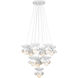 Pacha 10 Light 25 inch White Cashmere Chandelier Ceiling Light