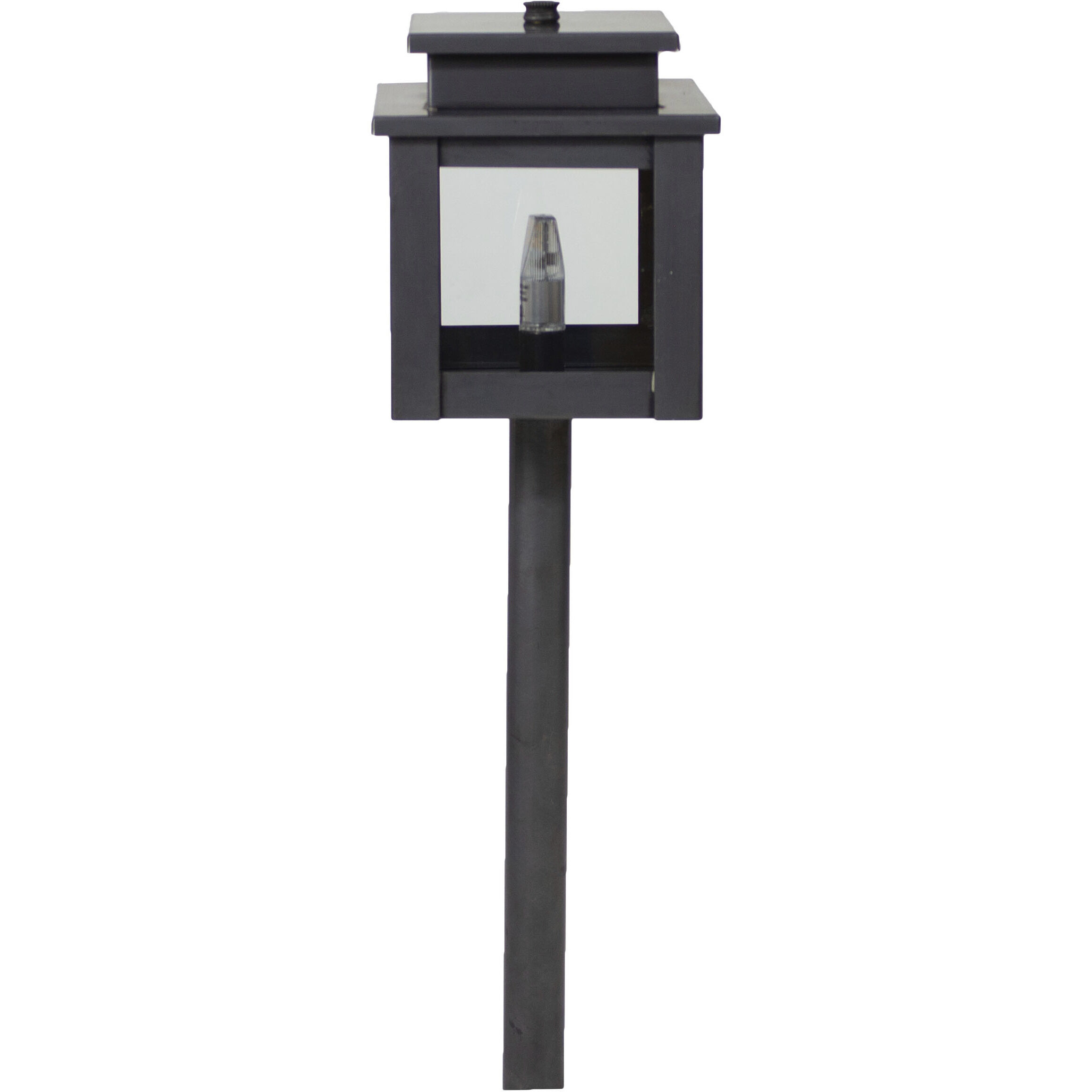 Hawthorne Empire Verdi Gris Path Light in Seedy Marine Glass