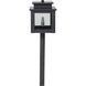 Hawthorne Empire Dark Antique Brass Path Light in Clear Seedy Glass
