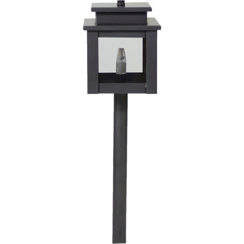 Hawthorne Empire Dark Antique Brass Path Light in Clear Seedy Glass