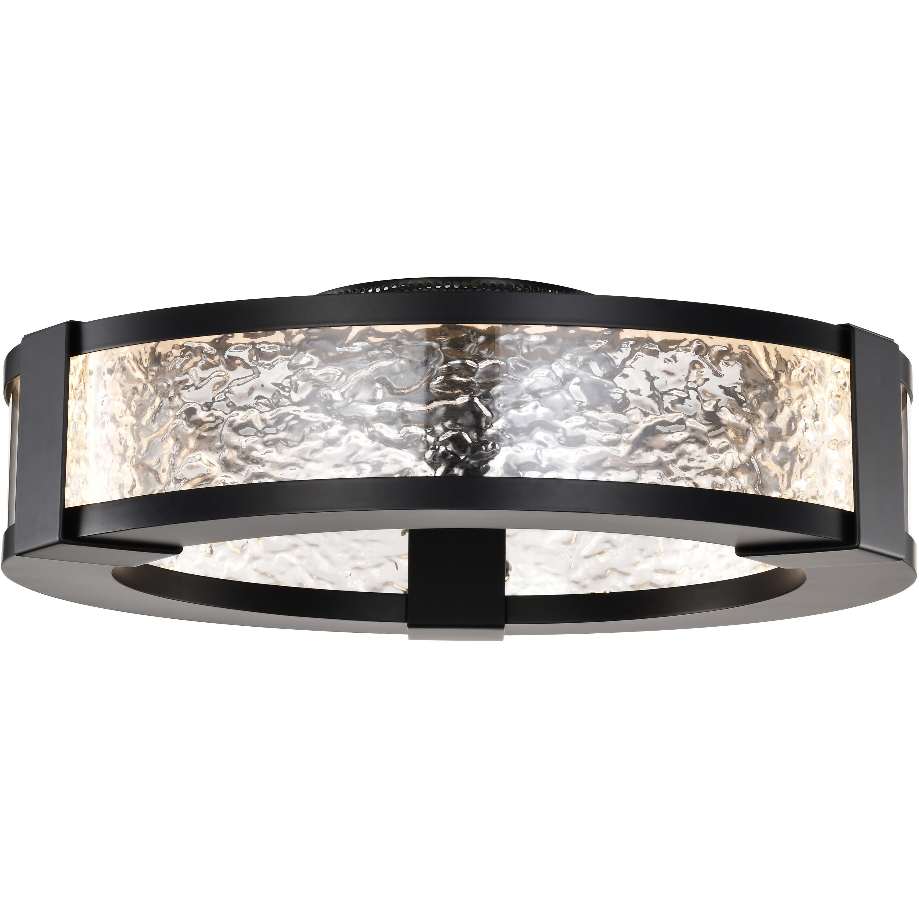 Darrow LED 13.25 inch Matte Black Flush Mount Ceiling Light