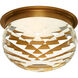 Visual Comfort Studio Hillam LED 6 inch Hand-Rubbed Antique Brass Flush Mount Ceiling Light S7000HAB-CG - Open Box