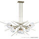 Griffin 6 Light 63 inch Modern Brass Pendant Ceiling Light