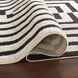 Optika 158 X 118 inch Black/White Rug in 10 x 13