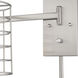 Jett 1 Light 5 inch Satin Nickel Sconce Wall Light