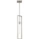 Boundary 1 Light 6 inch Brushed Nickel Pendant Ceiling Light, Design Series
