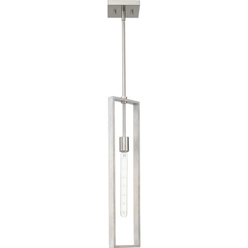 Boundary 1 Light 6 inch Brushed Nickel Pendant Ceiling Light, Design Series