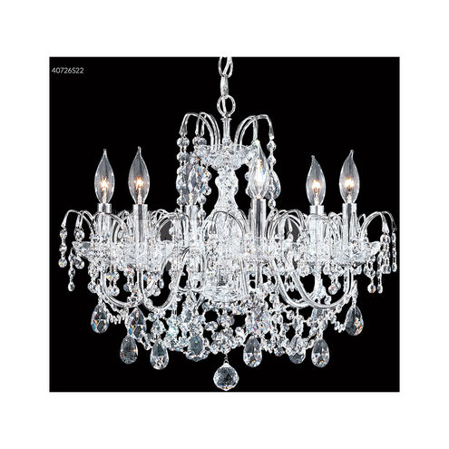 Regalia 6 Light 21 inch Silver Crystal Chandelier Ceiling Light