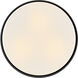 Cedric 3 Light 18 inch Black Flush Mount Ceiling Light