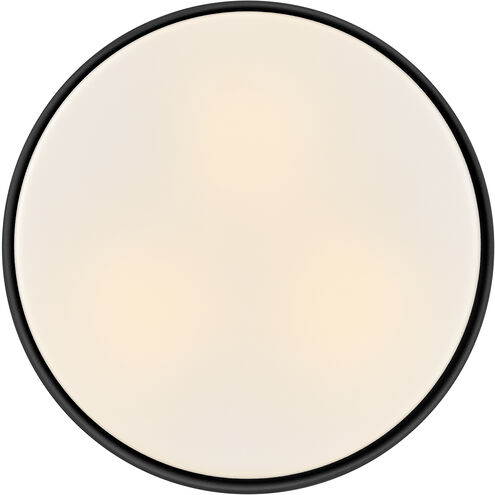 Cedric 3 Light 18 inch Black Flush Mount Ceiling Light