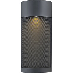 Aria LED 17 inch Black Outdoor Wall Mount Lantern