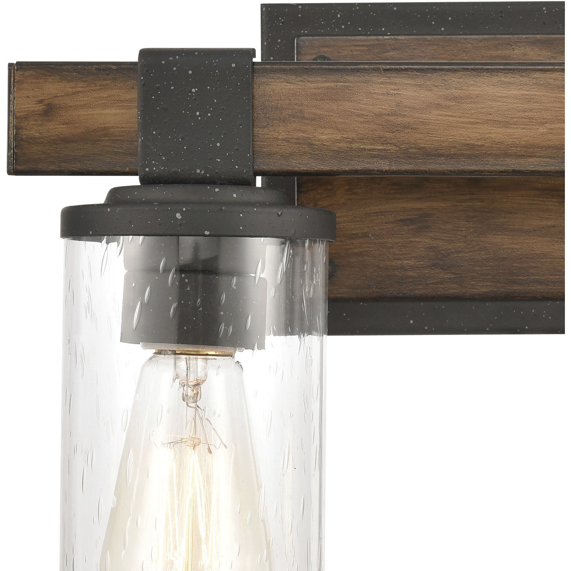 Annenberg 2 Light 15 inch Distressed Black Vanity Light Wall Light