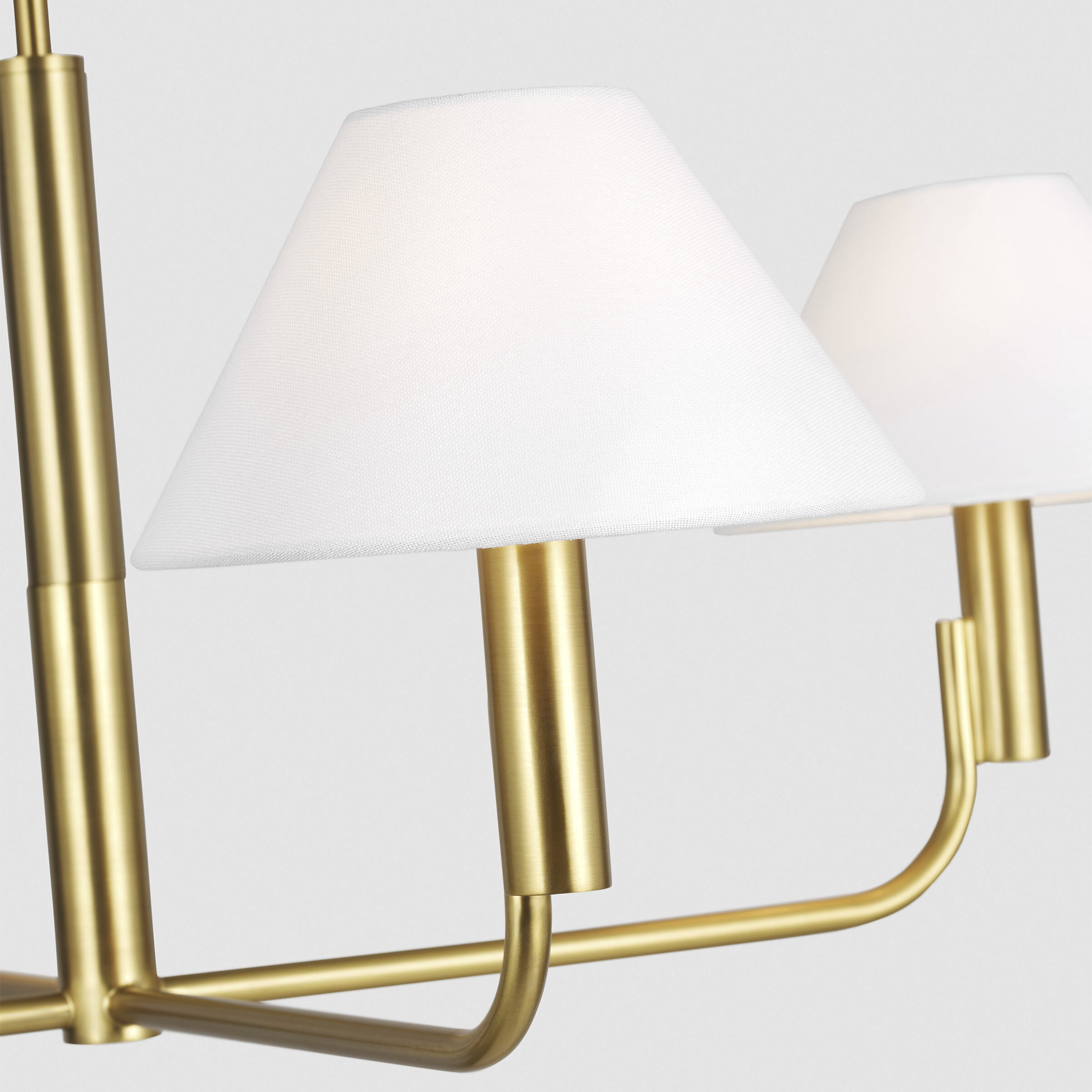 Sean Lavin Colfax 4 Light 34.5 inch Burnished Brass Chandelier Ceiling Light