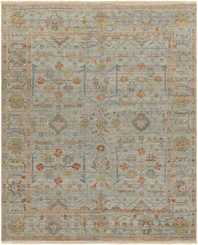 Reign 36 X 24 inch Pale Blue Rug, Rectangle