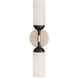 Emmett 2 Light 5 inch Dark Vintage Silver and Bronze Wall Sconce Wall Light