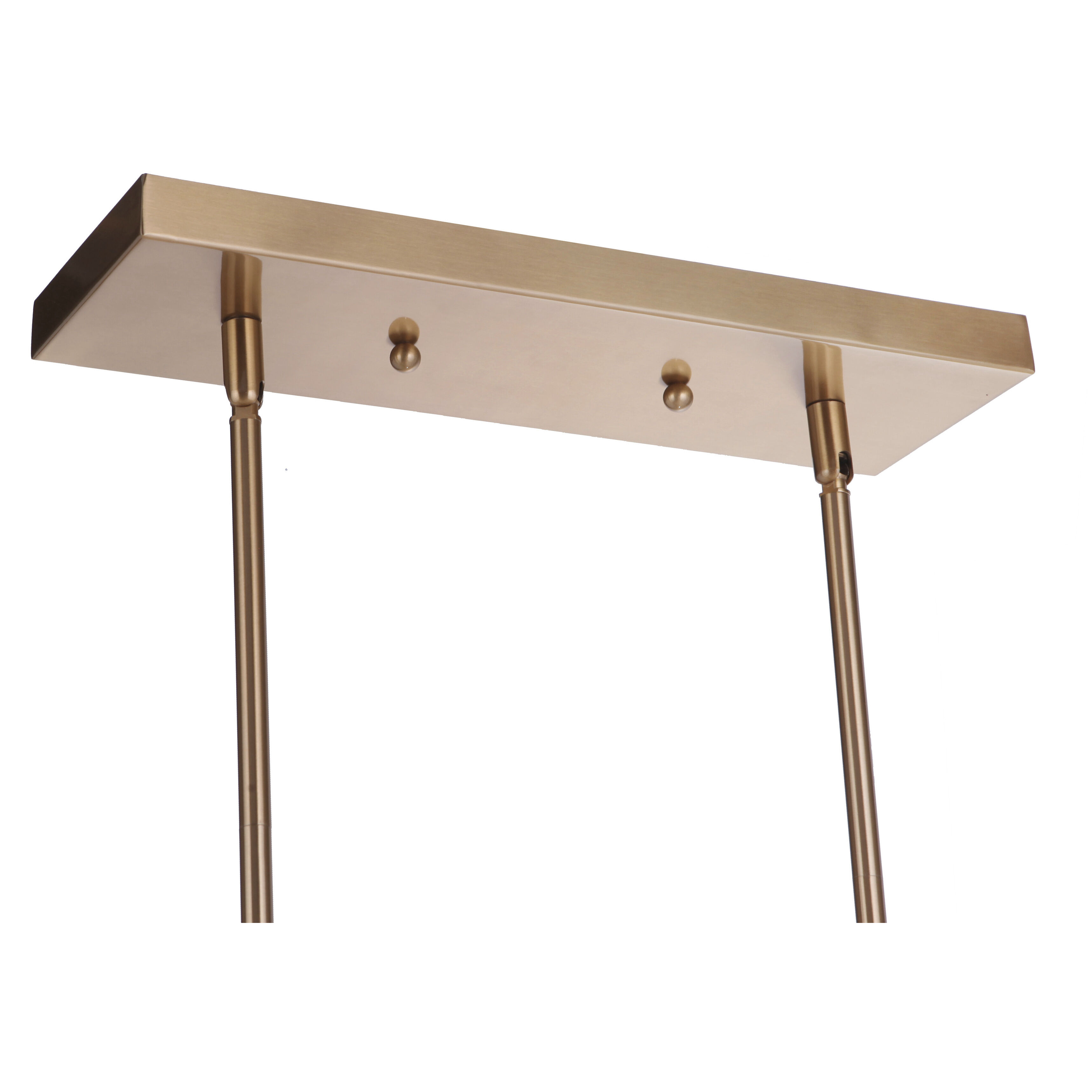 Larrson 8 Light 38 inch Satin Brass Island Ceiling Light