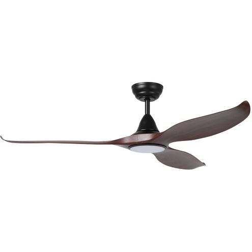 Tirol 60 inch Black with Acacia Blades Ceiling Fan
