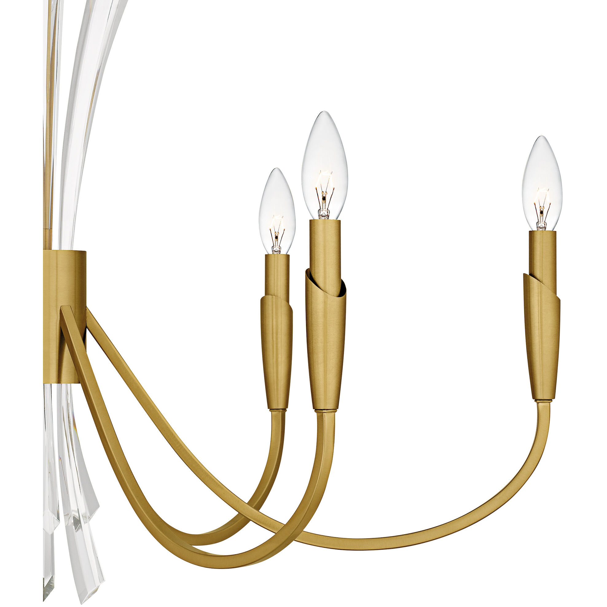 Cecily 6 Light 32 inch Brushed Gold Chandelier Ceiling Light