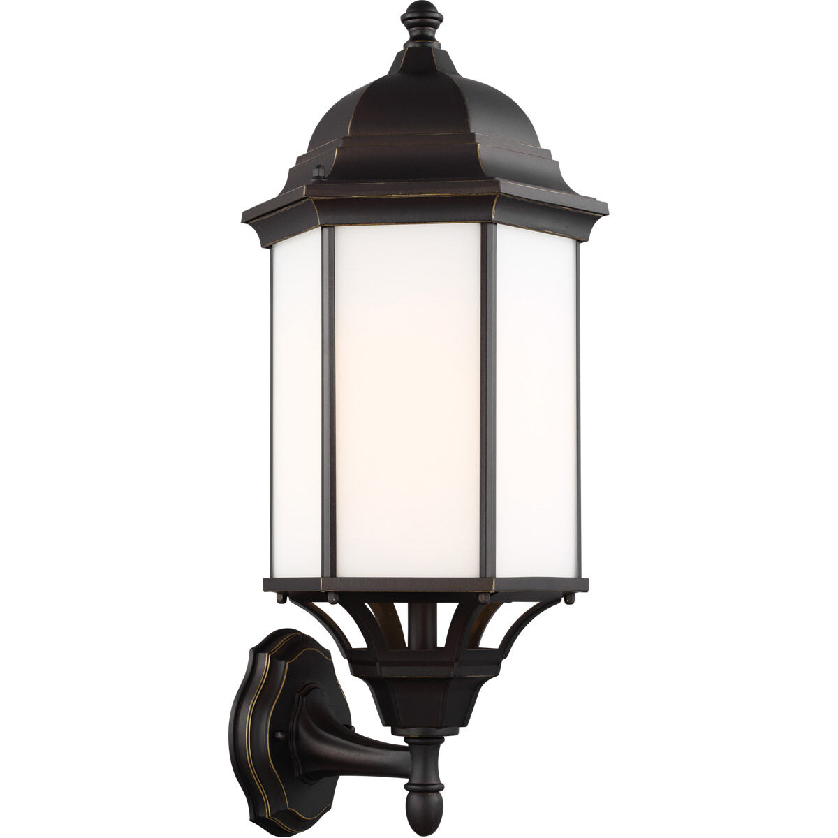 Sevier 1 Light 21.75 inch Antique Bronze Outdoor Wall Lantern, Large