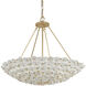 Coastlyn 6 Light 28 inch Legacy Brass Pendant Ceiling Light