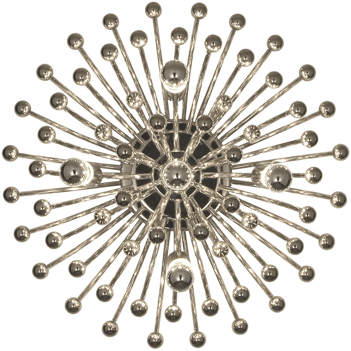 Anemone 5 Light 24 inch Polished Nickel Flushmount Ceiling Light