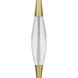Juno 36.5 inch 150.00 watt Modern Brass Table Lamp Portable Light in Pearl Dupioni