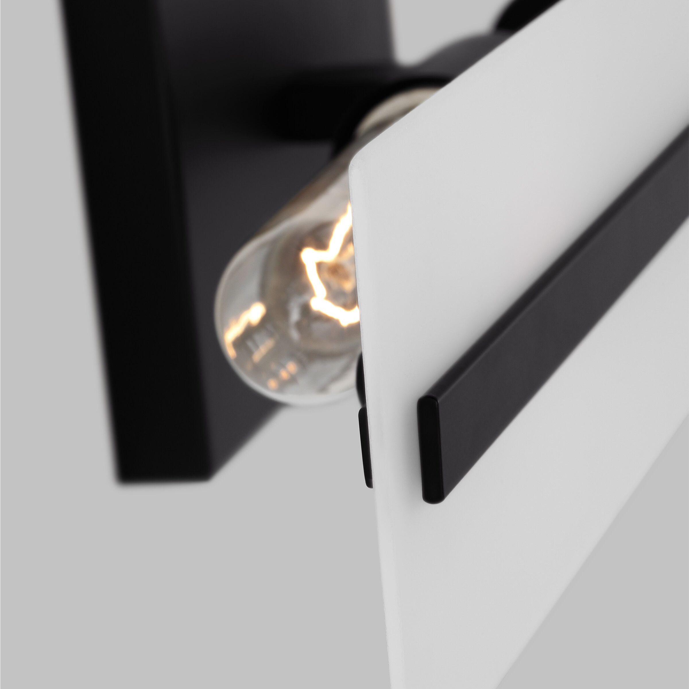 Dex Bath Vanity Wall Light in Midnight Black