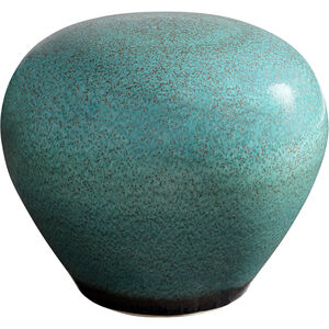 Native Gloss 17 inch Turquoise Glaze Stool