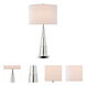 Astrid 25.5 inch 60 watt Clear Table Lamp Portable Light