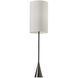 Bella 37 inch 60.00 watt Black Nickel Table Lamp Portable Light