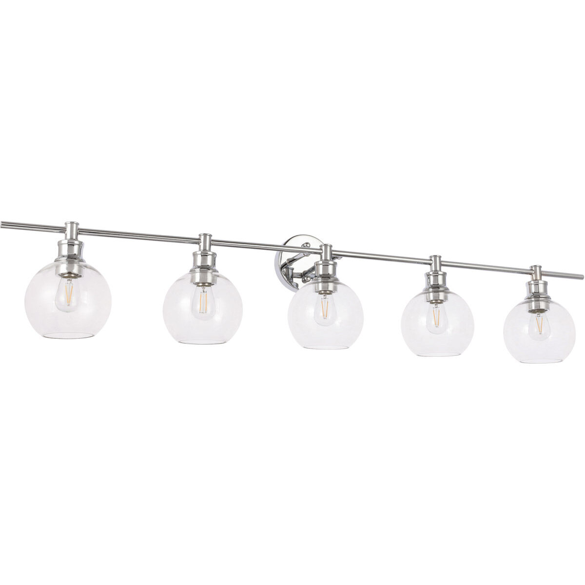 Syracuse 5 Light 47 inch Chrome Wall sconce Wall Light