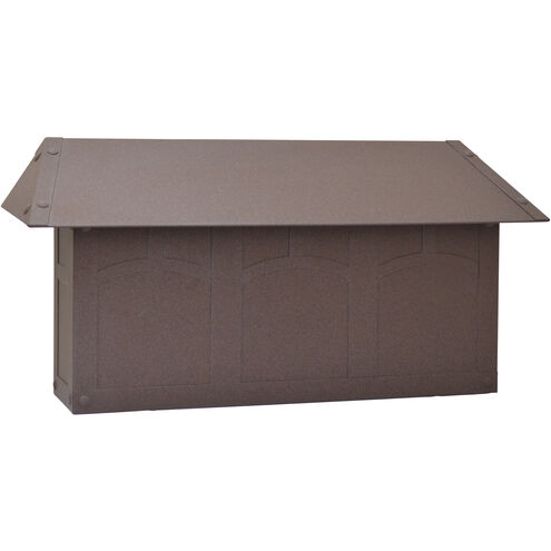 Evergreen Rustic Brown Mail Box