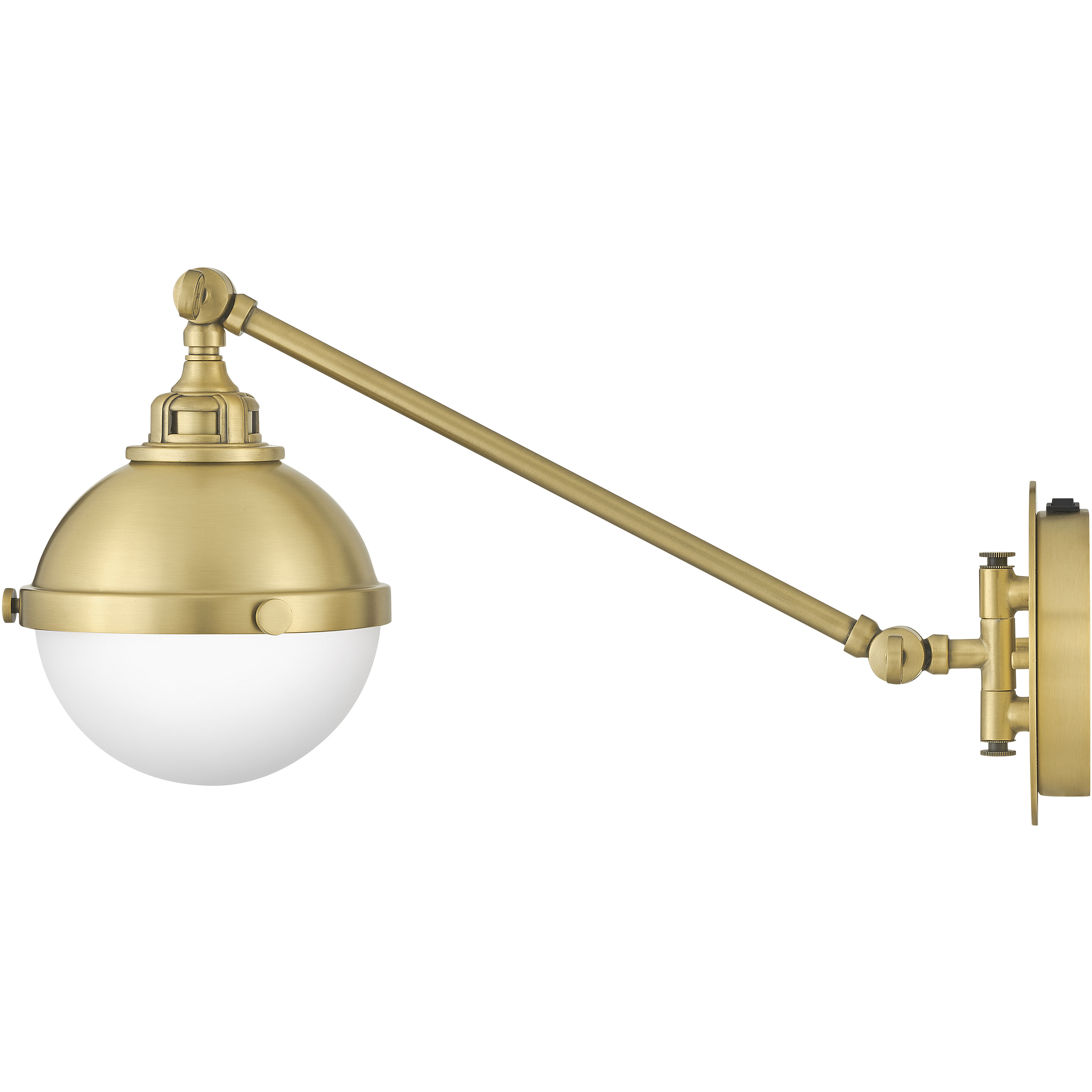 Fletcher 1 Light 7 inch Satin Brass Indoor Wall Sconce Wall Light