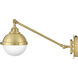 Fletcher 1 Light 7 inch Satin Brass Indoor Wall Sconce Wall Light