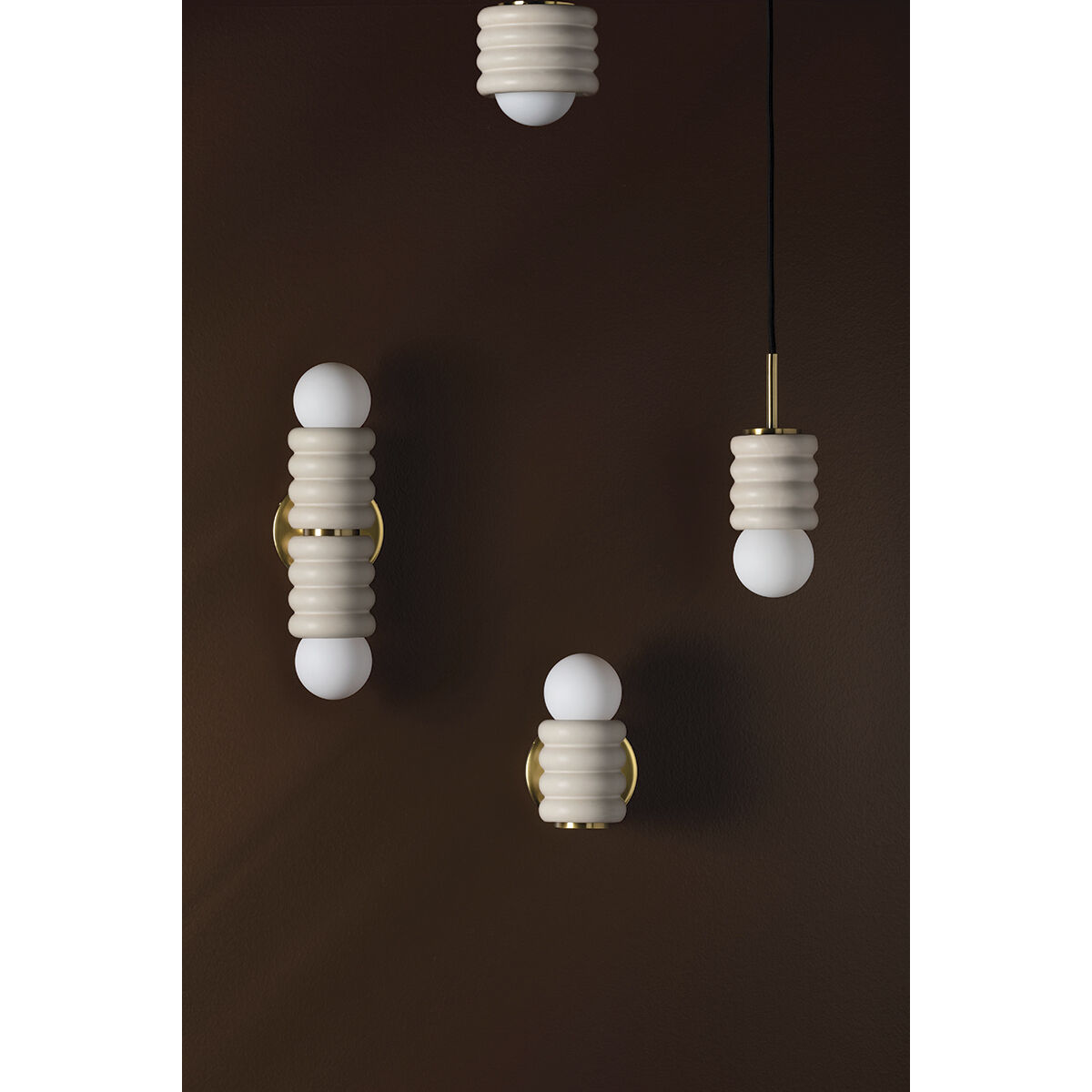 bibi✨ Mitzi H691501-AGB/CAI Bibi 1 Light 5 inch Aged Brass/Ceramic