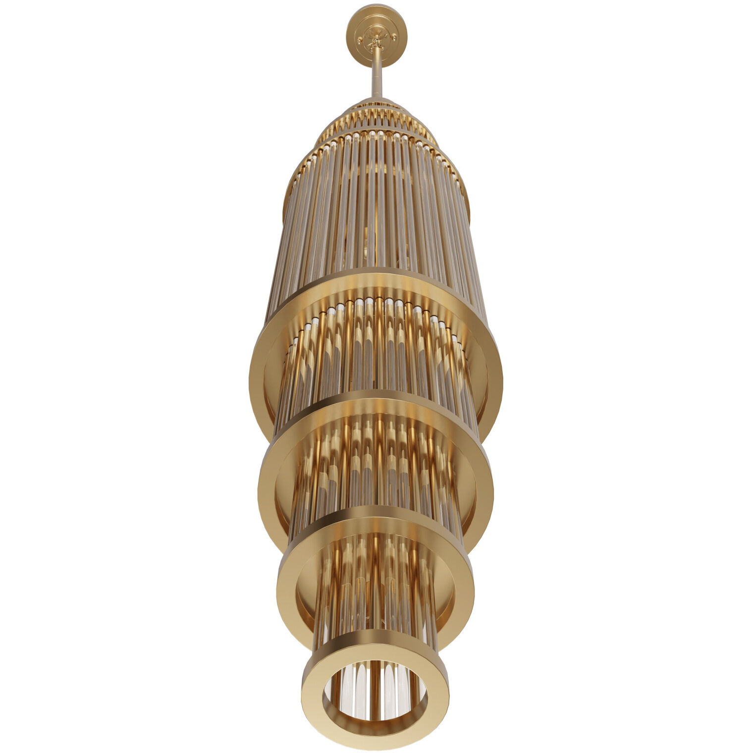 Waldorf LED 10 inch Aged Brass Pendant Ceiling Light