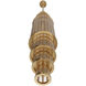 Waldorf LED 10 inch Aged Brass Pendant Ceiling Light