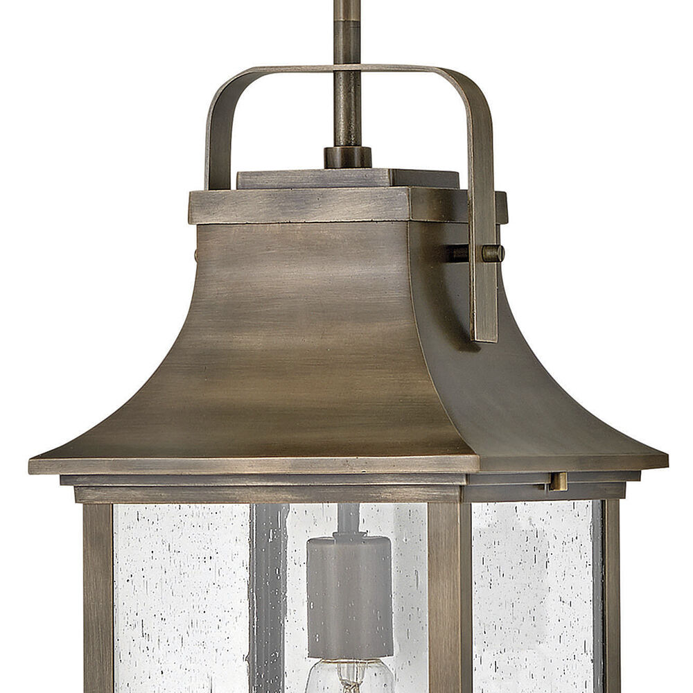 Grant 1 Light 8.5 inch Burnished Bronze Outdoor Hanging Lantern