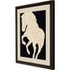 Animals Collection Angled Profile In A Dark Wood Framed Art