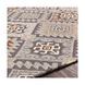 Rain 96 X 96 inch Charcoal/Medium Gray/Light Gray/Brown/Tan/Mustard Handmade Rug, Round