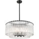 Glacier 10 Light 27.5 inch Matte Black Pendant Ceiling Light