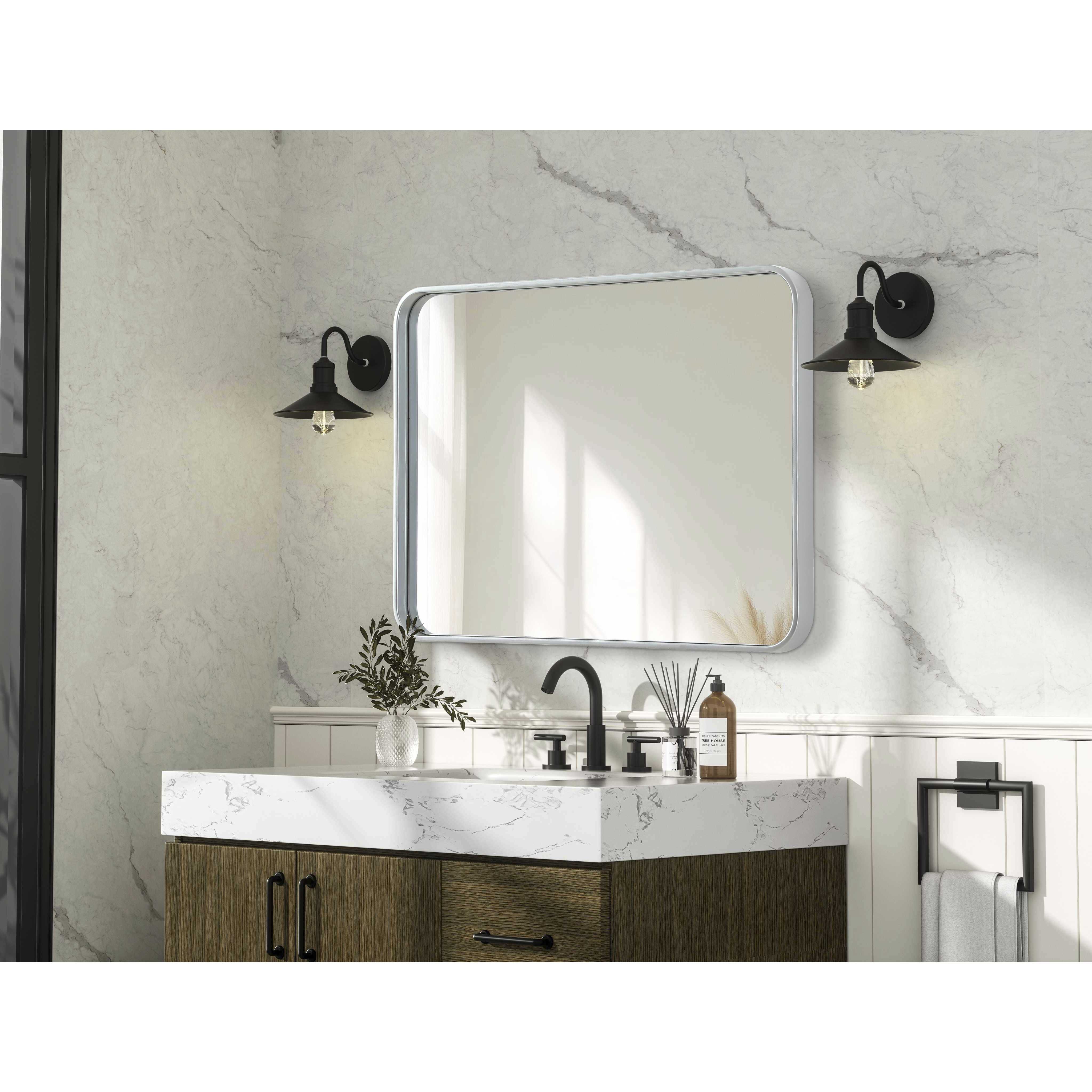 Remy 32 X 24 inch Silver Mirror
