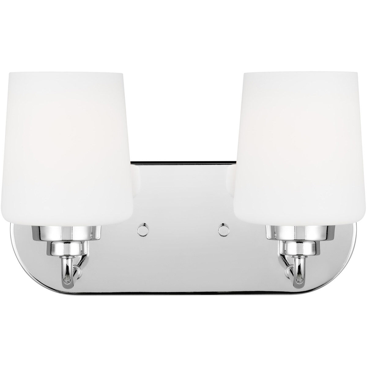 Windom 2 Light 12 inch Chrome Wall Bath Fixture Wall Light