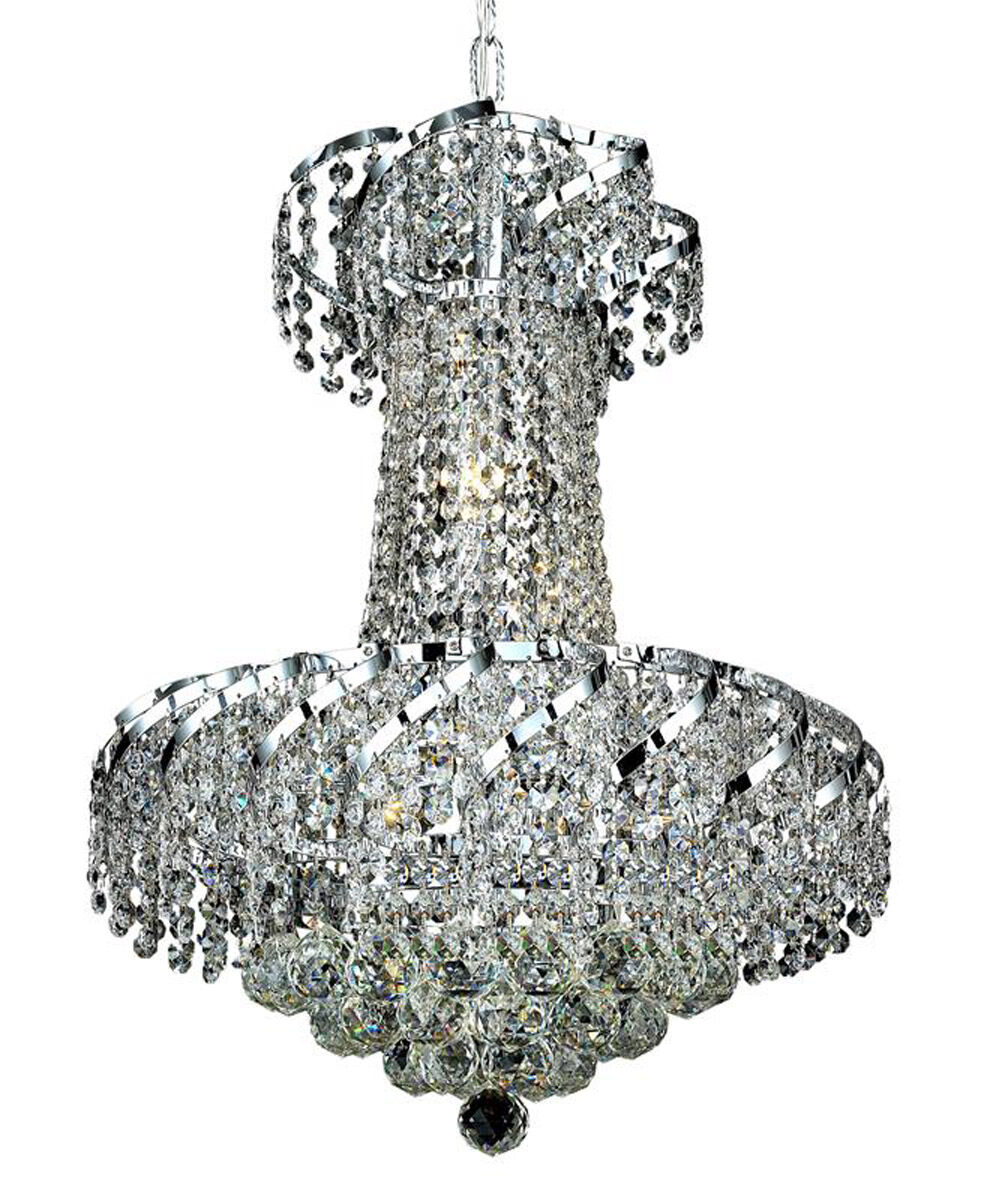 Belenus 6 Light 18 inch Chrome Dining Chandelier Ceiling Light in Royal Cut